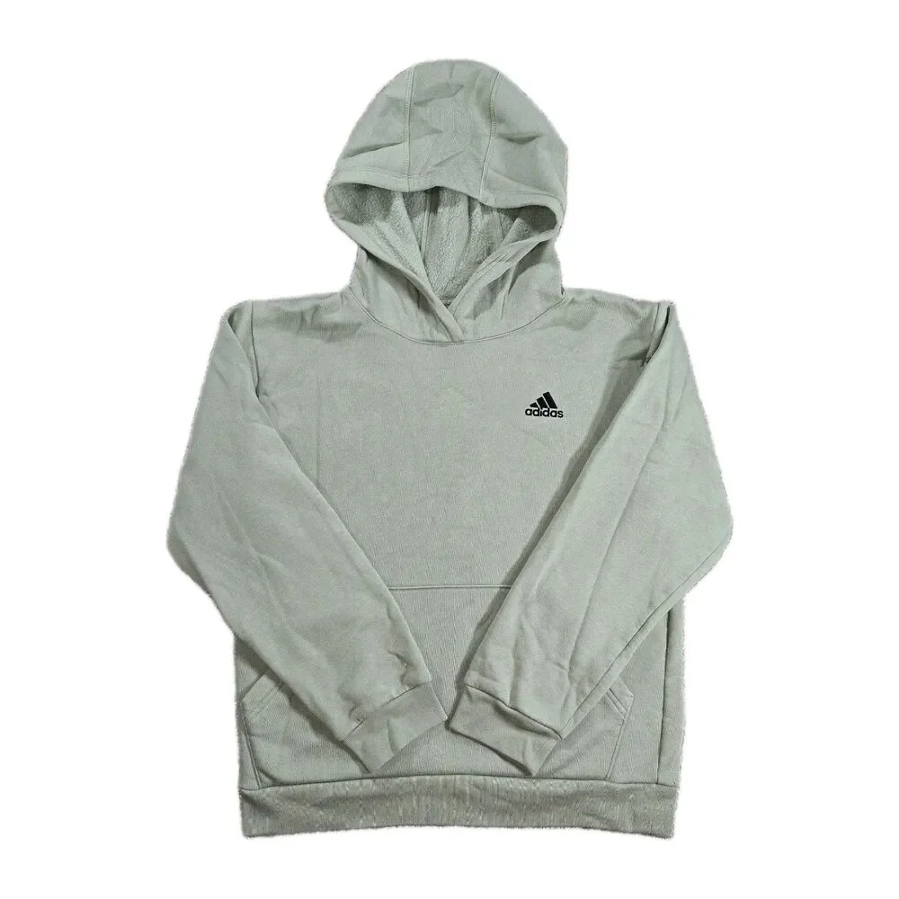 Boys Adidas Sweat Suit Large Green Pullover Hoodie Jogger Pants 2 Piece Set